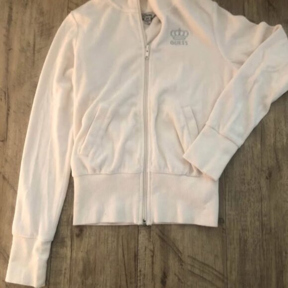 Y2K GUESS velour zipup - Picture 3 of 5